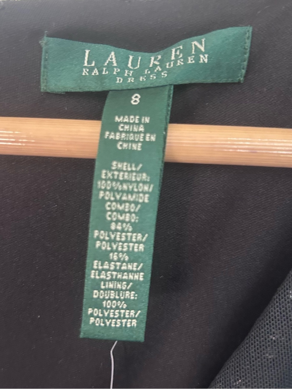 🖤MAKE OFFER Lauren Ralph Lauren Black Sequin Sleeveless V-Neck Cocktail Dress 8 - Picture 4 of 8